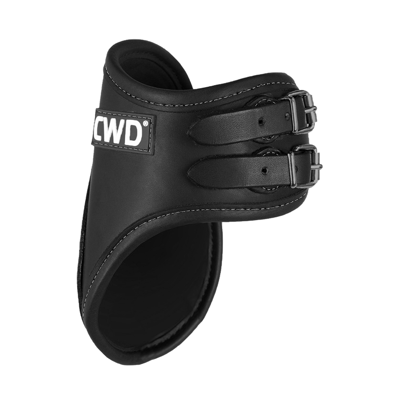 Equitation Buckle open hind boots with calfskin lining