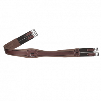 ENGLISH LEATHER GIRTH BUCKLE GUARDS FOR SADDLE IN  black or brown 
