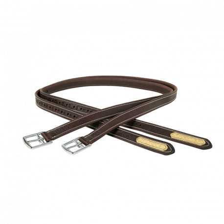 Mens Checkered Belt - Brown Genuine Leather 28 / 70 cm - Brown | CintUrra