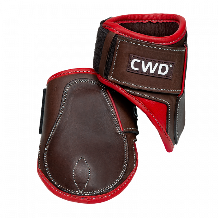 Sport Color velcro fetlock boots young horse with calfskin lining
