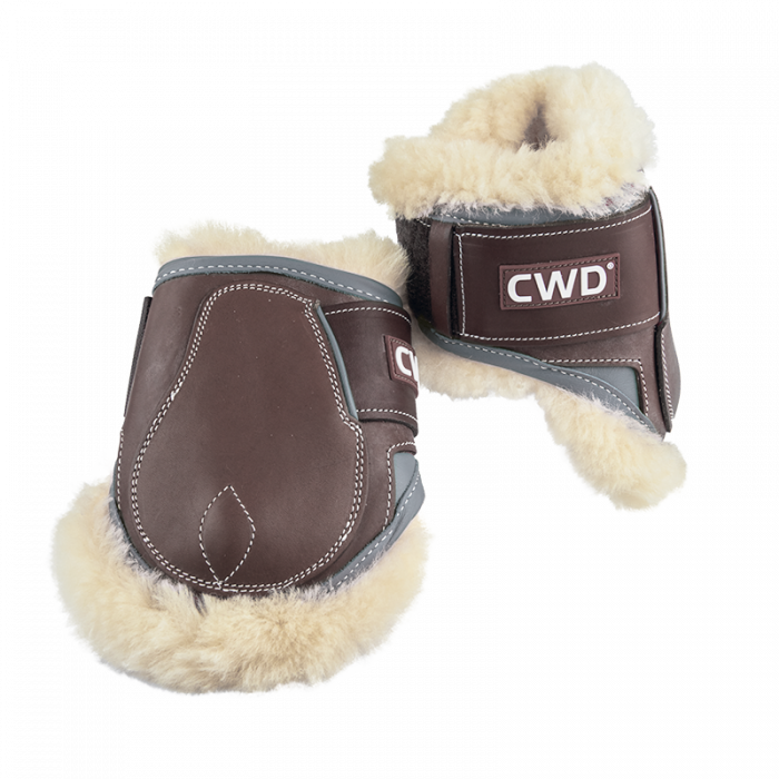 Protège boulets velcro imitation mouton Jeunes Chevaux Sport Color