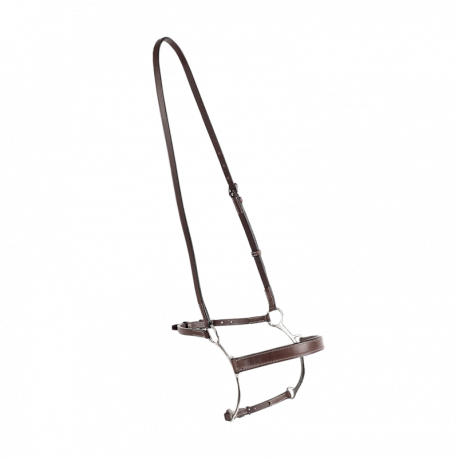 Bandeau Nez Cuir Hackamore Tough 1 – #25172 BB-508, Neuf, Résistant