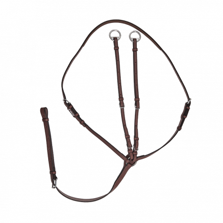 Martingale Sur Pied Pour Cheval – Lancers En Cuir – NEUVE