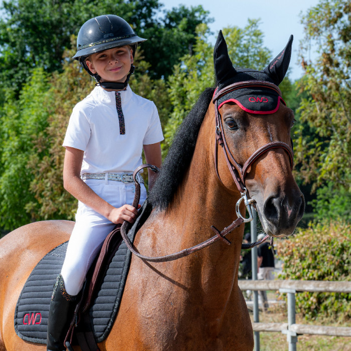 Black Jumping Ear Bonnet