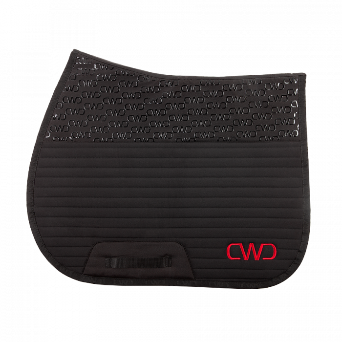 Black Jumping saddle pad