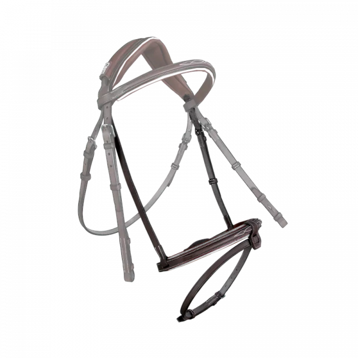 Muserolle française doublée 1/2 ronde surpiquée Sport Color