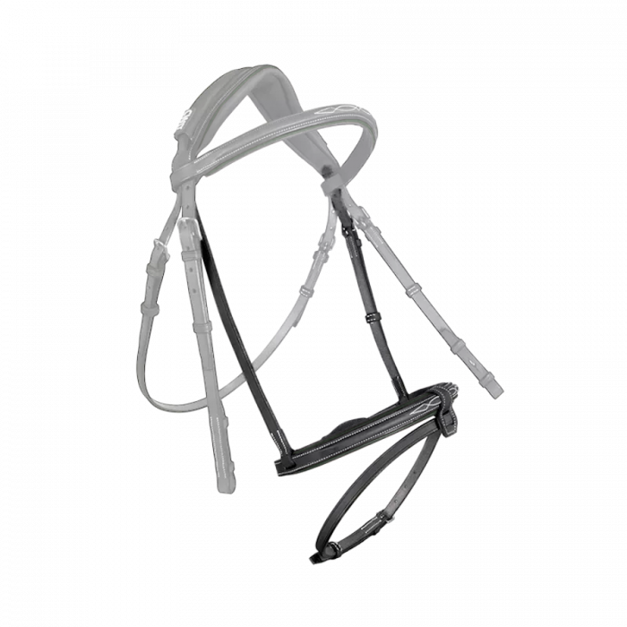 Sport Color raised french noseband with stitching