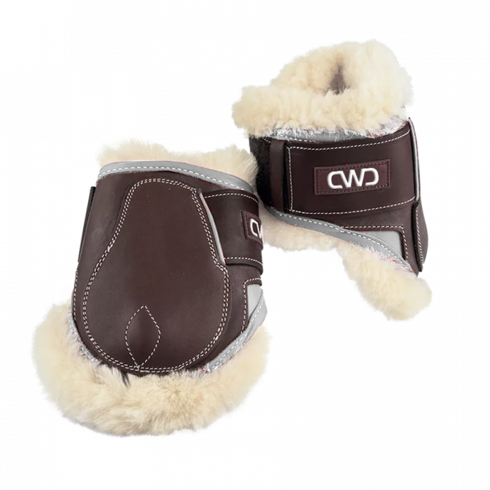 Protège boulets velcro imitation mouton Jeunes Chevaux Sport Color