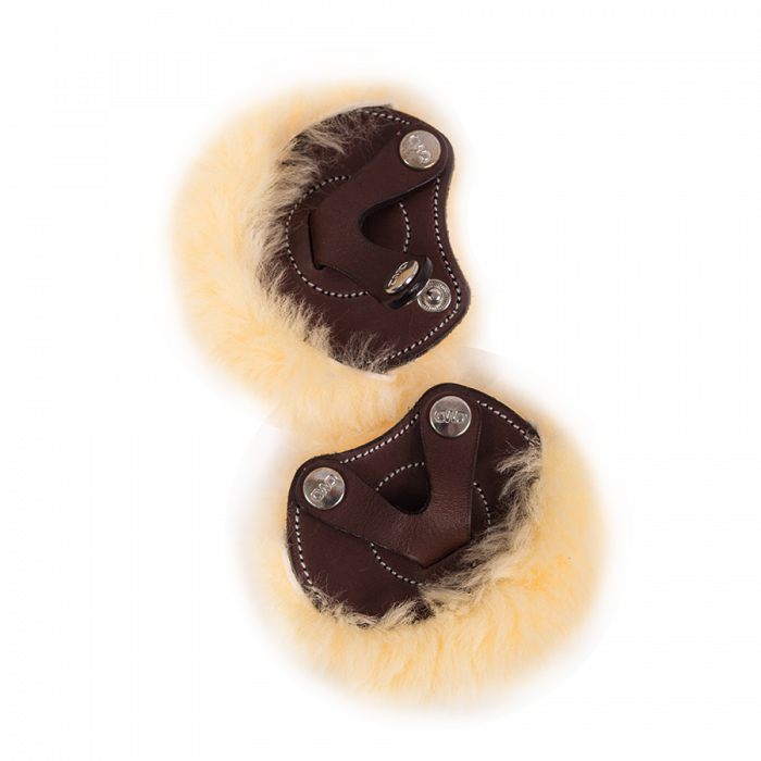 Synthetic sheepskin protector bridge breastplate