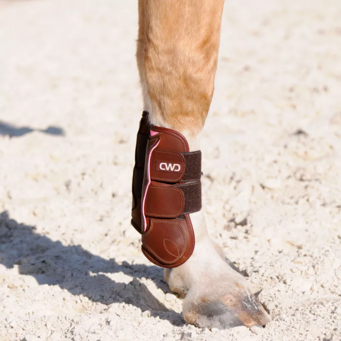 Sport Color velcro calfskin tendon boots
