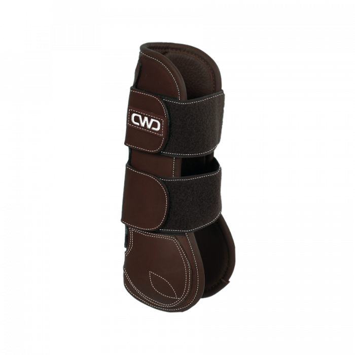 Velcro tendon boots with calfskin lining