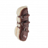 Buckle tendon boots with sheepskin lining - Outlet