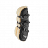 Buckle tendon boots with sheepskin lining - Outlet